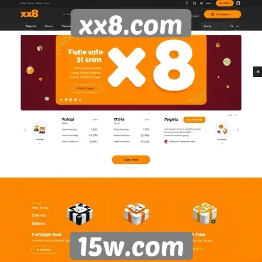 Acessibilidade e interface do usuário no site xx8.com